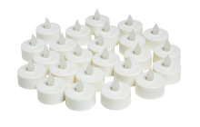 LED-fyrfadslys med flakkende lys 24 stk.